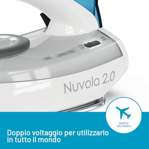 Detalle de Imetec Nuvola 2.0 – Ferro da stiro a vapore da viaggio 1000W