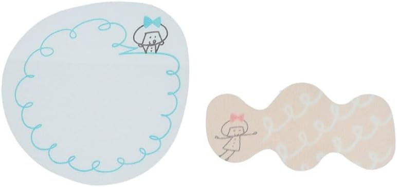 Detalle de サンスター文具 mizutama すけカケラ ぐるぐる S2852500 書き込める透け感付箋