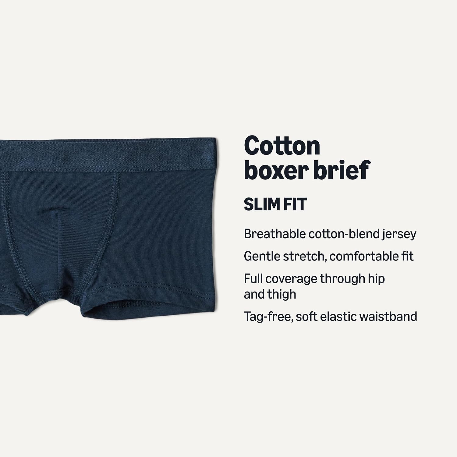 Detalle 2 de Amazon Essentials Boy's Cotton Jersey Boxer Brief Pants