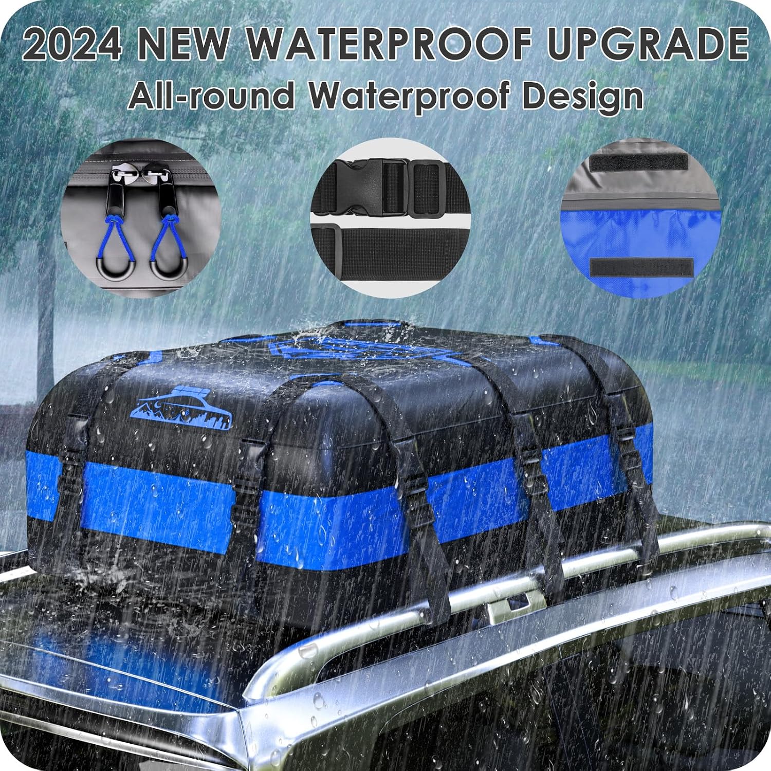 Detalle de Rymopuey Roof Bag 20 cubic ft car roof box