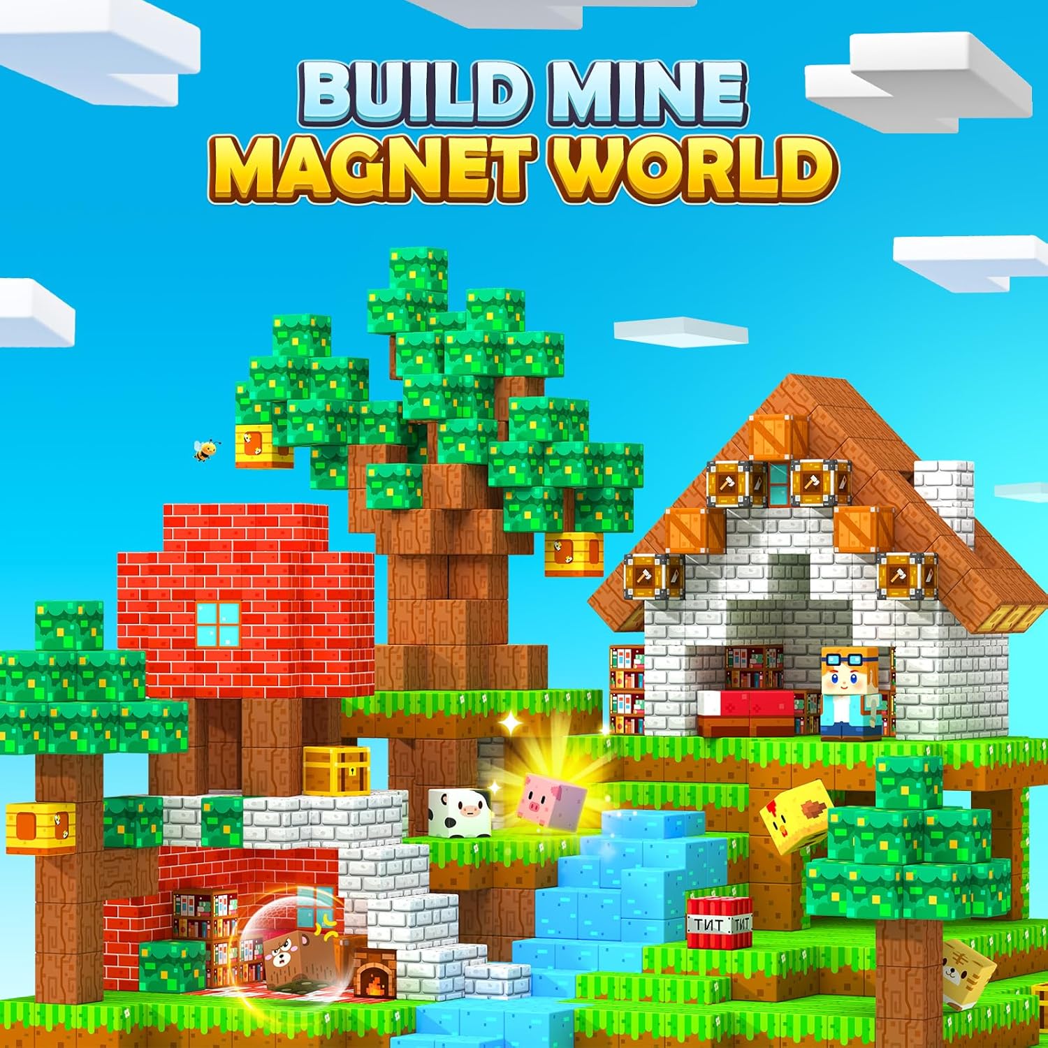 Thumbnail 4 de Coodoo Magnetische Bausteine STEM 3+