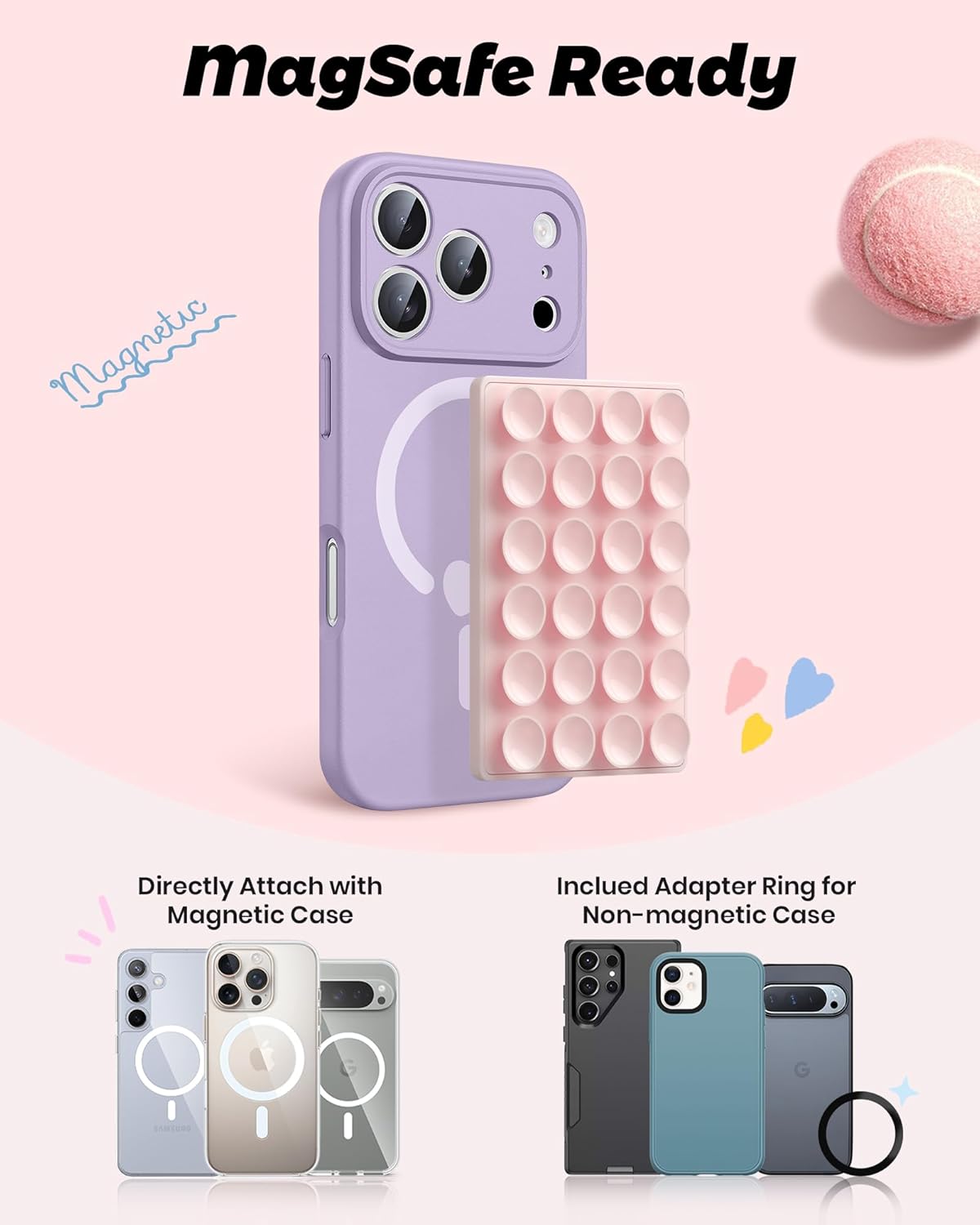 Detalle 2 de amBand Magnetic Suction Phone Mount for MagSafe