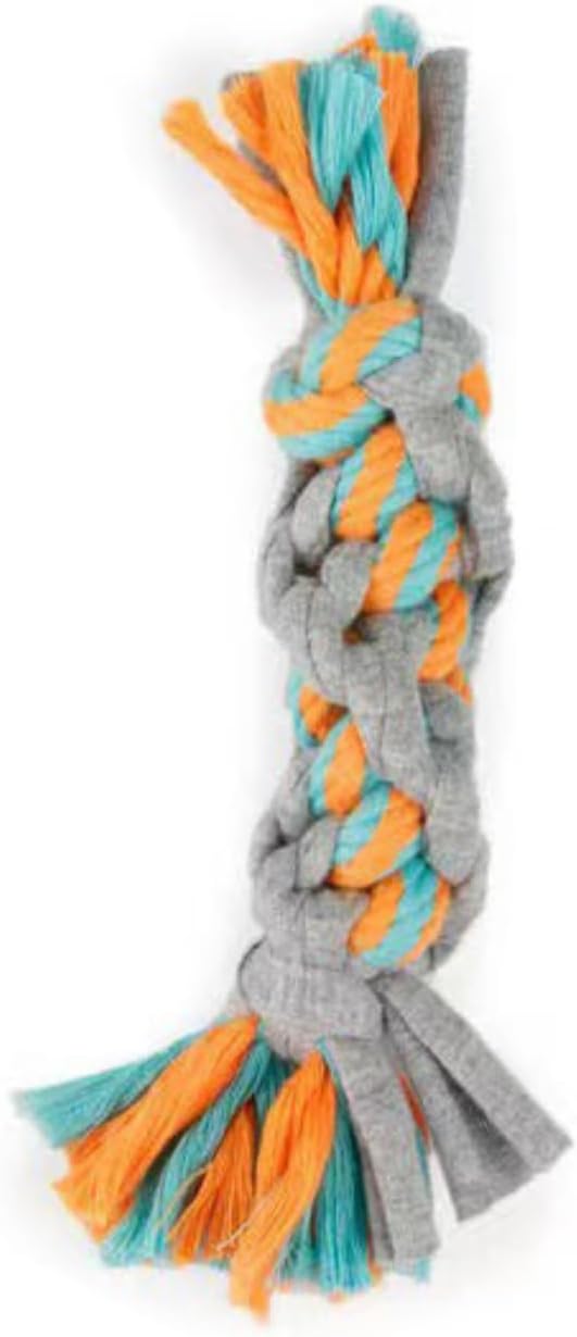 Detalle de Consumable Corner Braided Dog Rope Toy
