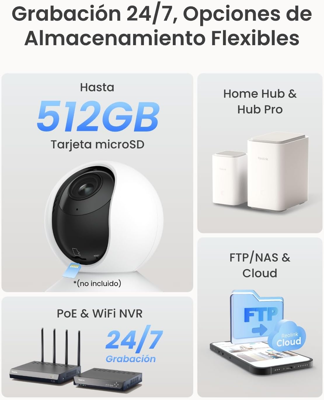 Thumbnail 6 de Reolink E1 Zoom Cámara 4K Interior