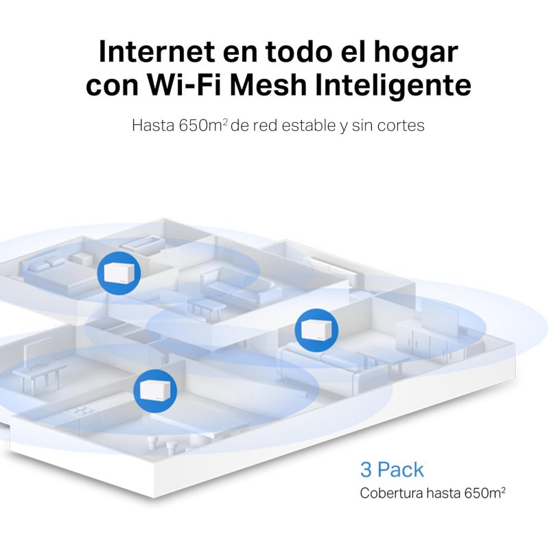Thumbnail 2 de Mercusys Halo H80X Pack de 3 AX3000 WiFi 6