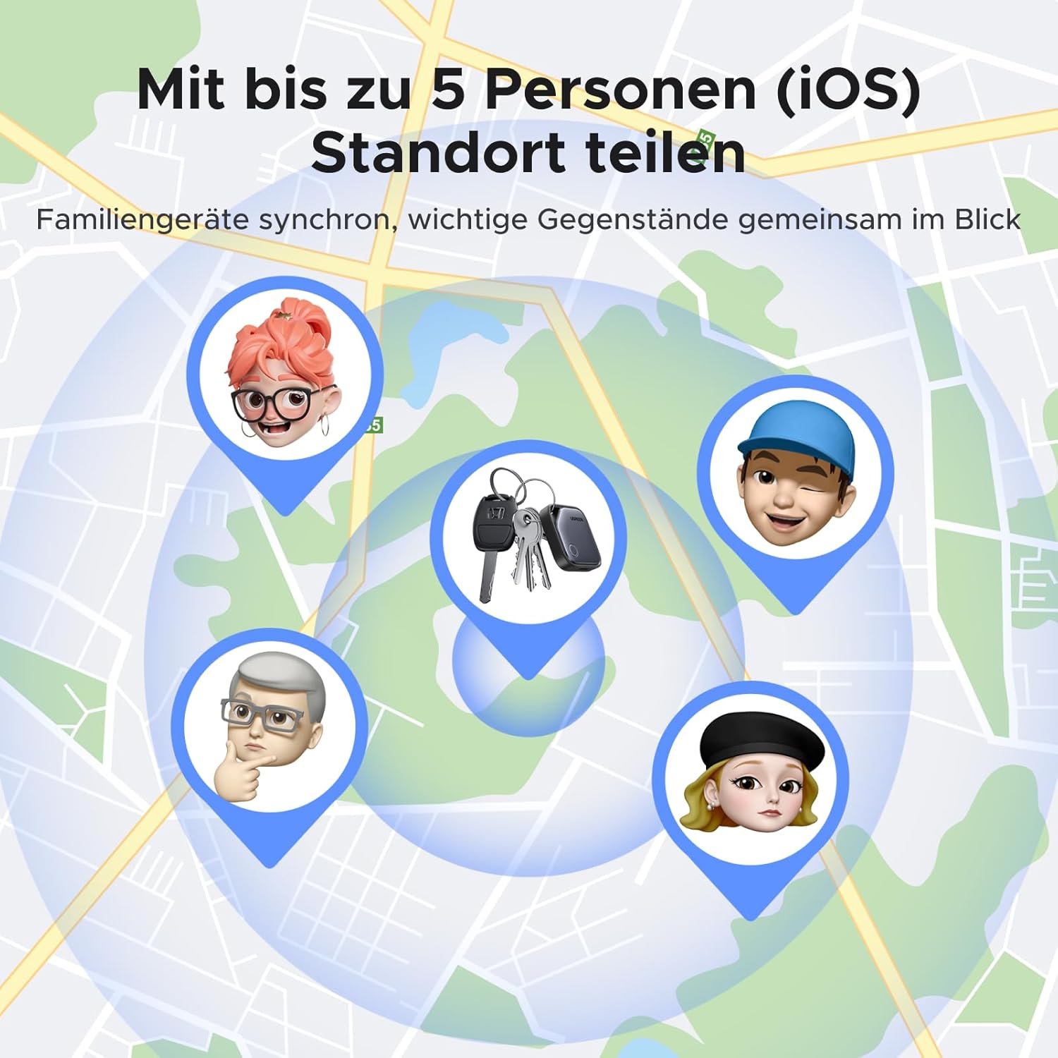 Thumbnail 5 de UGREEN FineTrack 4er Pack Bluetooth-Tracker für Schlüssel