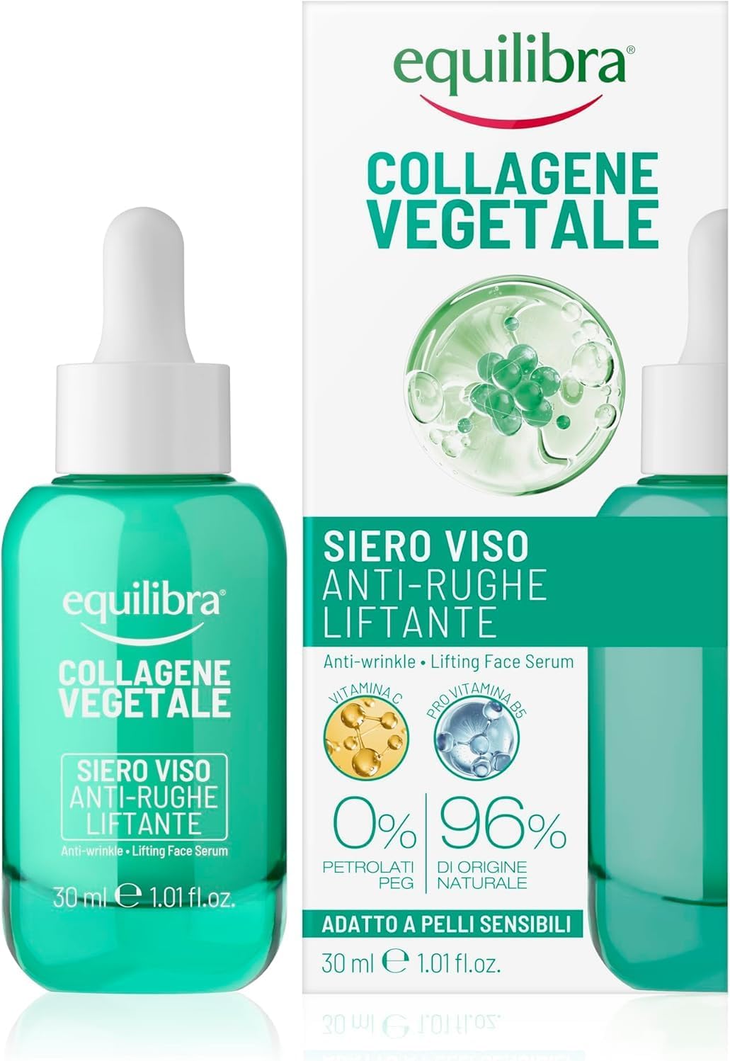 Detalle de Equilibra Collagene Vegetale Siero Viso 15 ml