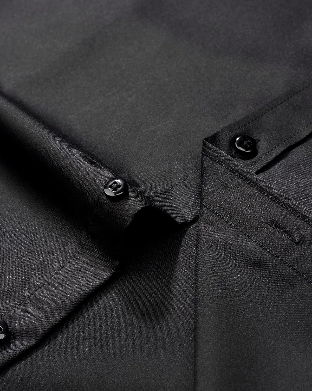 Thumbnail 5 de J.VER Men's Long Sleeve Stretch Dress Shirt – Non-Iron, Regular Fit, S-6XL