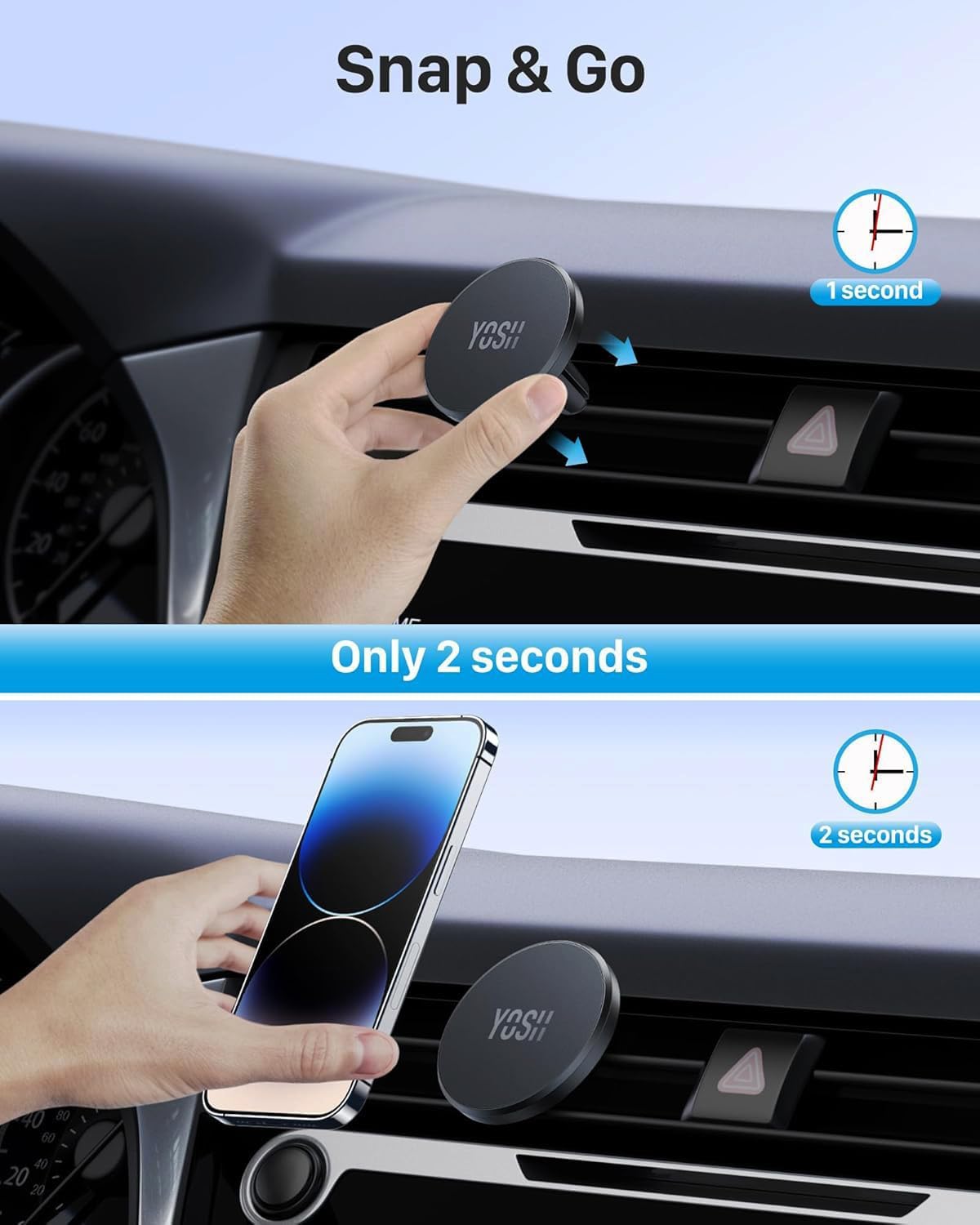 Thumbnail 4 de YOSH MagSafe Car Mount 35N