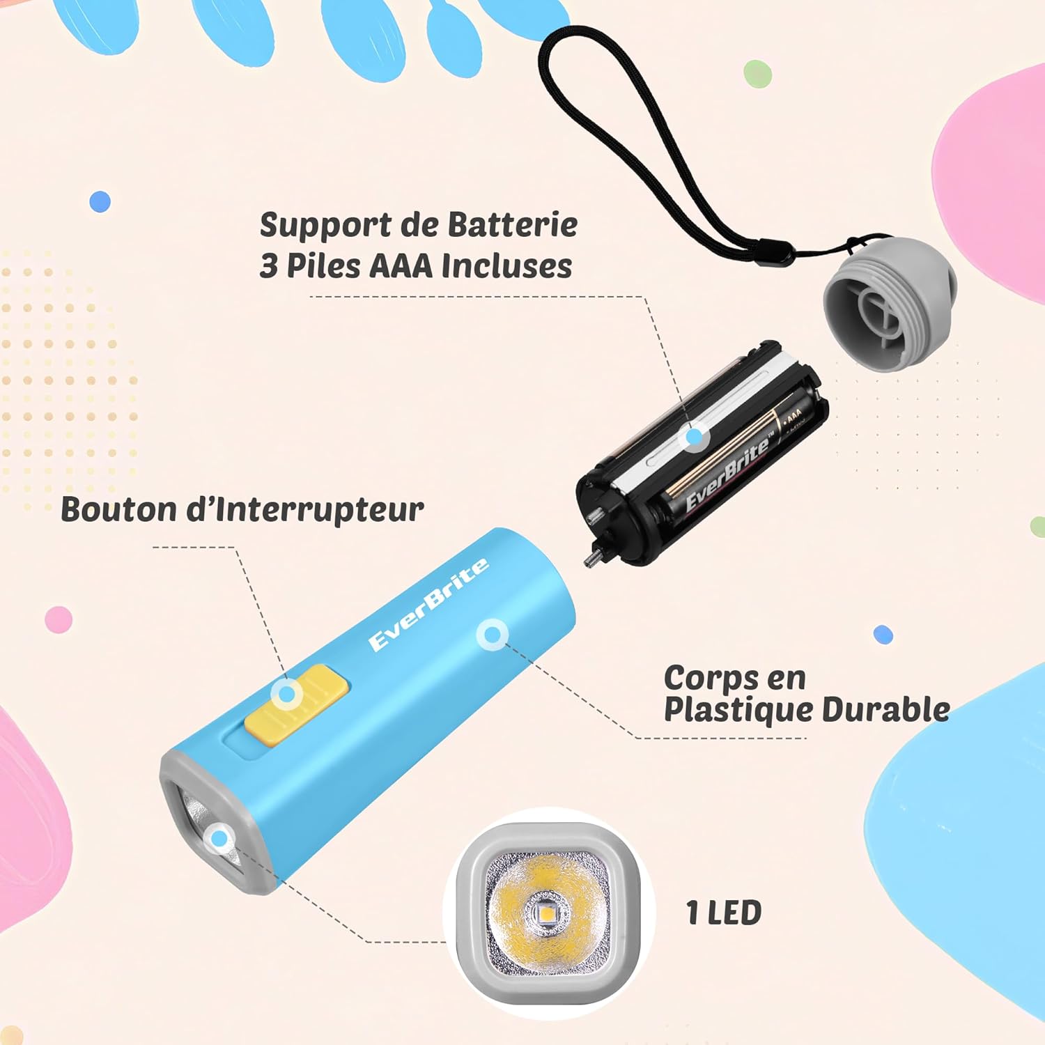 Detalle 2 de EverBrite EverBrite Mini lampe LED 46 g