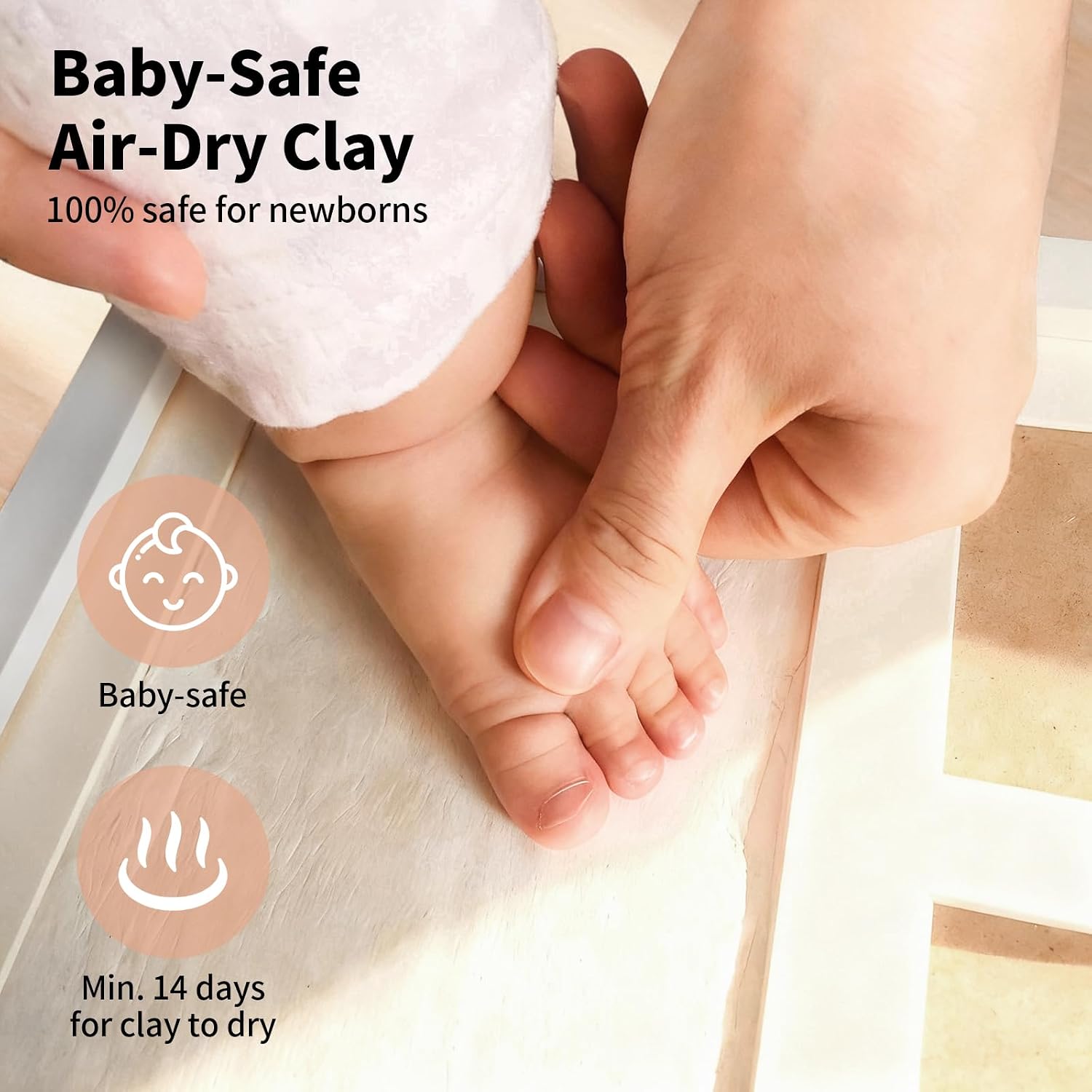 Detalle 2 de Bubbleliss Baby Hand and Footprint Kit 🖼