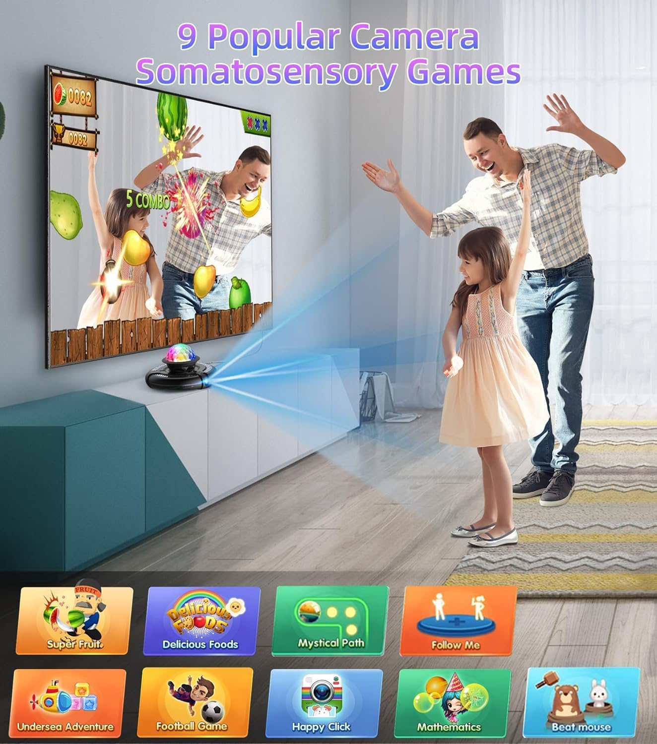 Thumbnail 4 de FWFX Dance Mat Wireless Dance Pad for TV Games