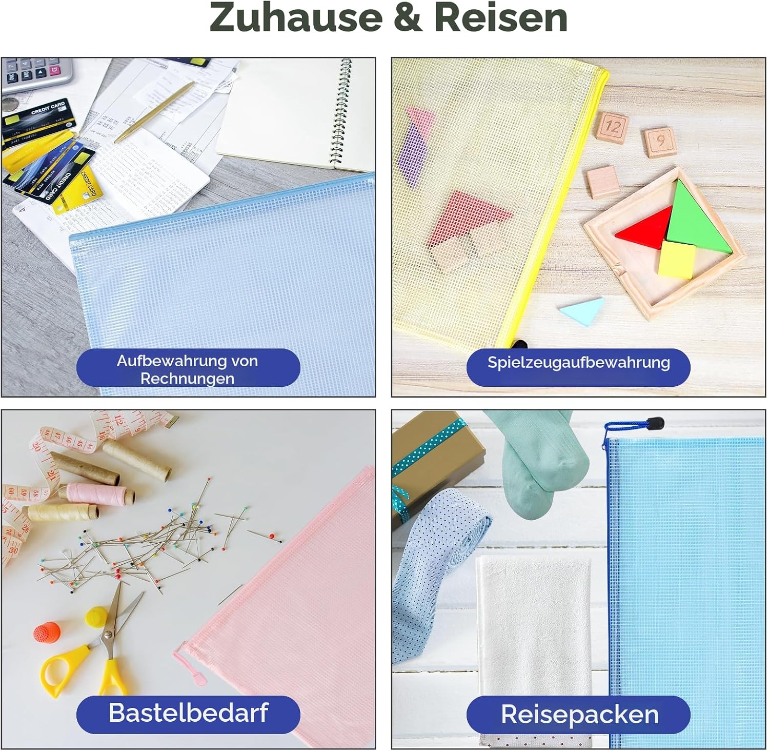 Thumbnail 5 de Mutsitaz Dokumentenbeutel Set 15-teilig A4