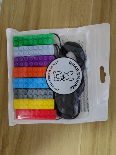 Detalle de GNAWRISHING colliers sensoriels à mâcher, lot de 8