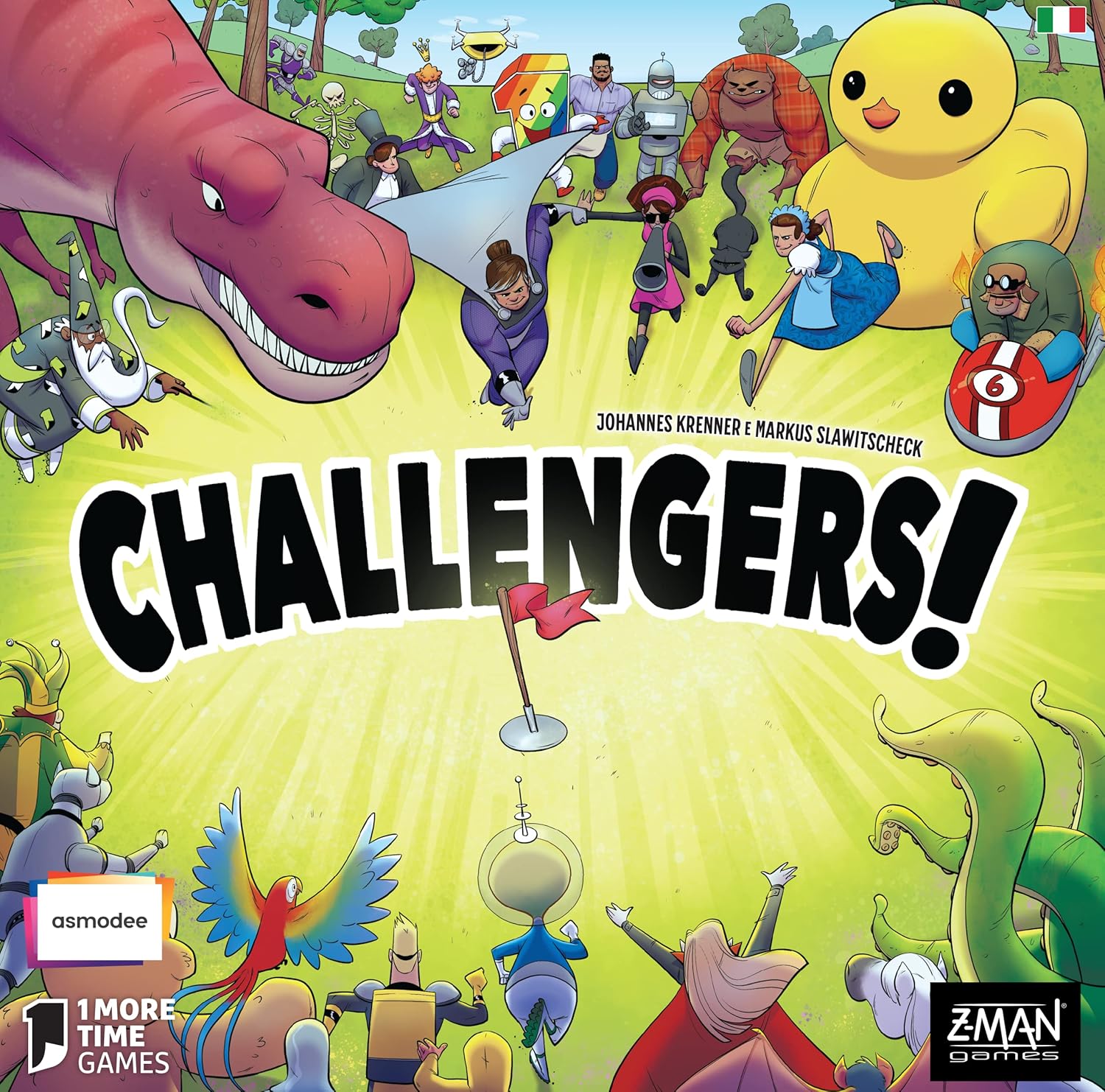 Detalle de Asmodee Challengers – Gioco da Tavolo 1–8 giocatori, 8+ anni – Edizione in Italiano