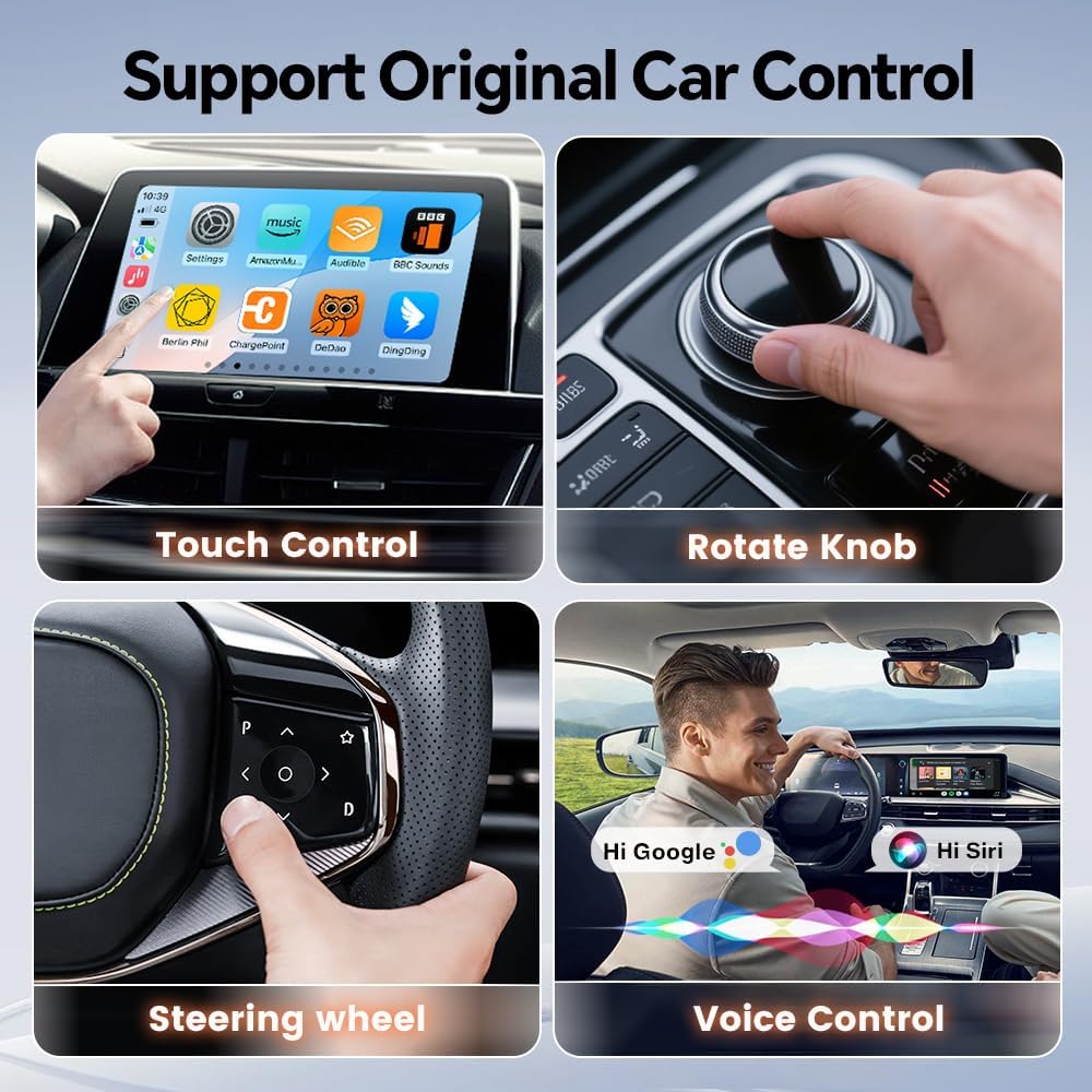 Thumbnail 6 de Carlinkit Mini Ultra 3 Wireless CarPlay Adapter, USB-A/C, Orange