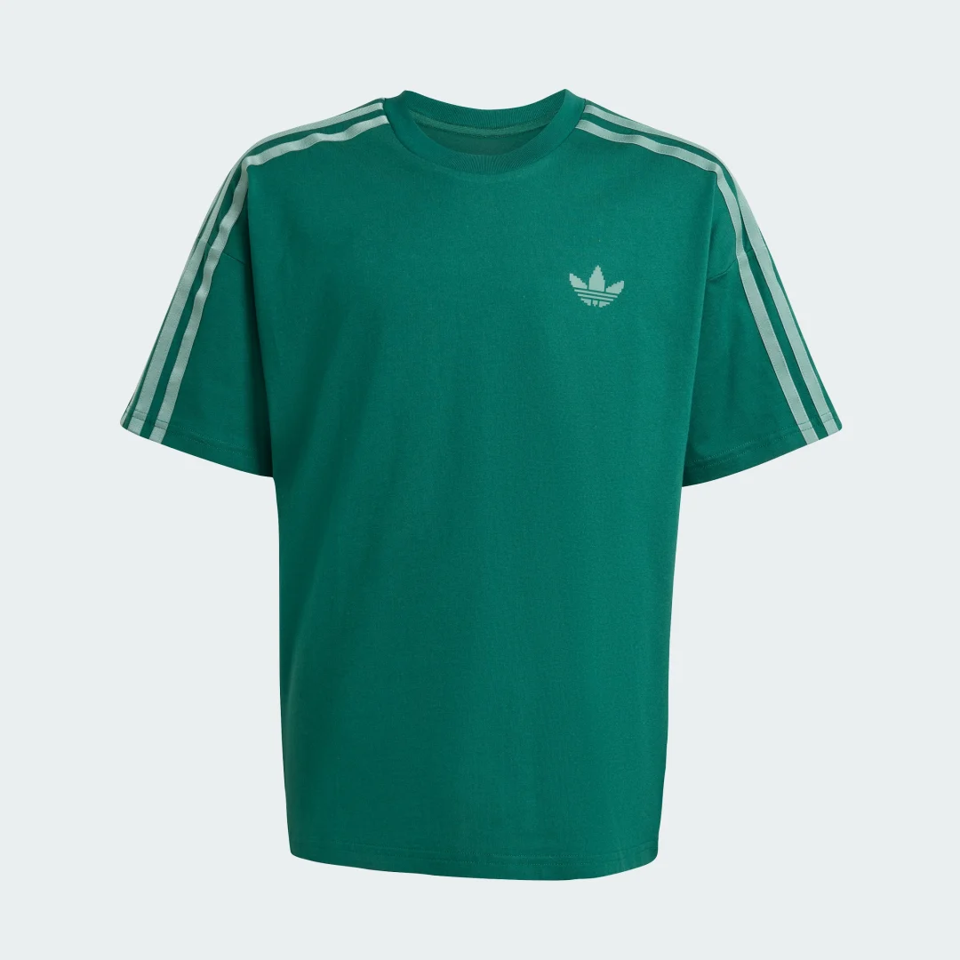 Thumbnail 3 de Camiseta holgada manga murciélago Adidas Minecraft (verde)