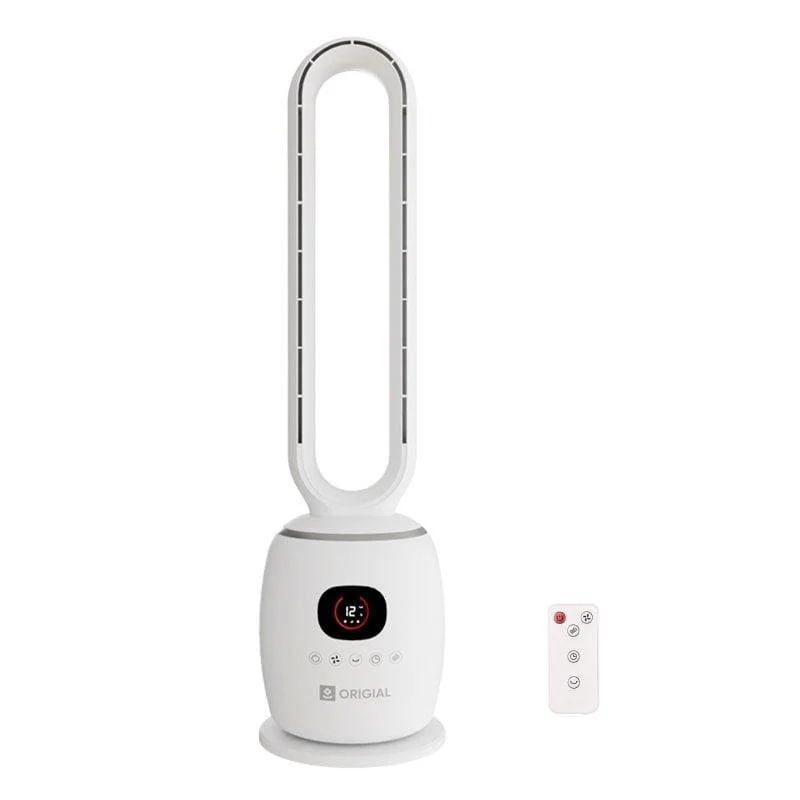 Detalle de Origial AirBliss Freeless 60W: ventilador sin aspas con control remoto