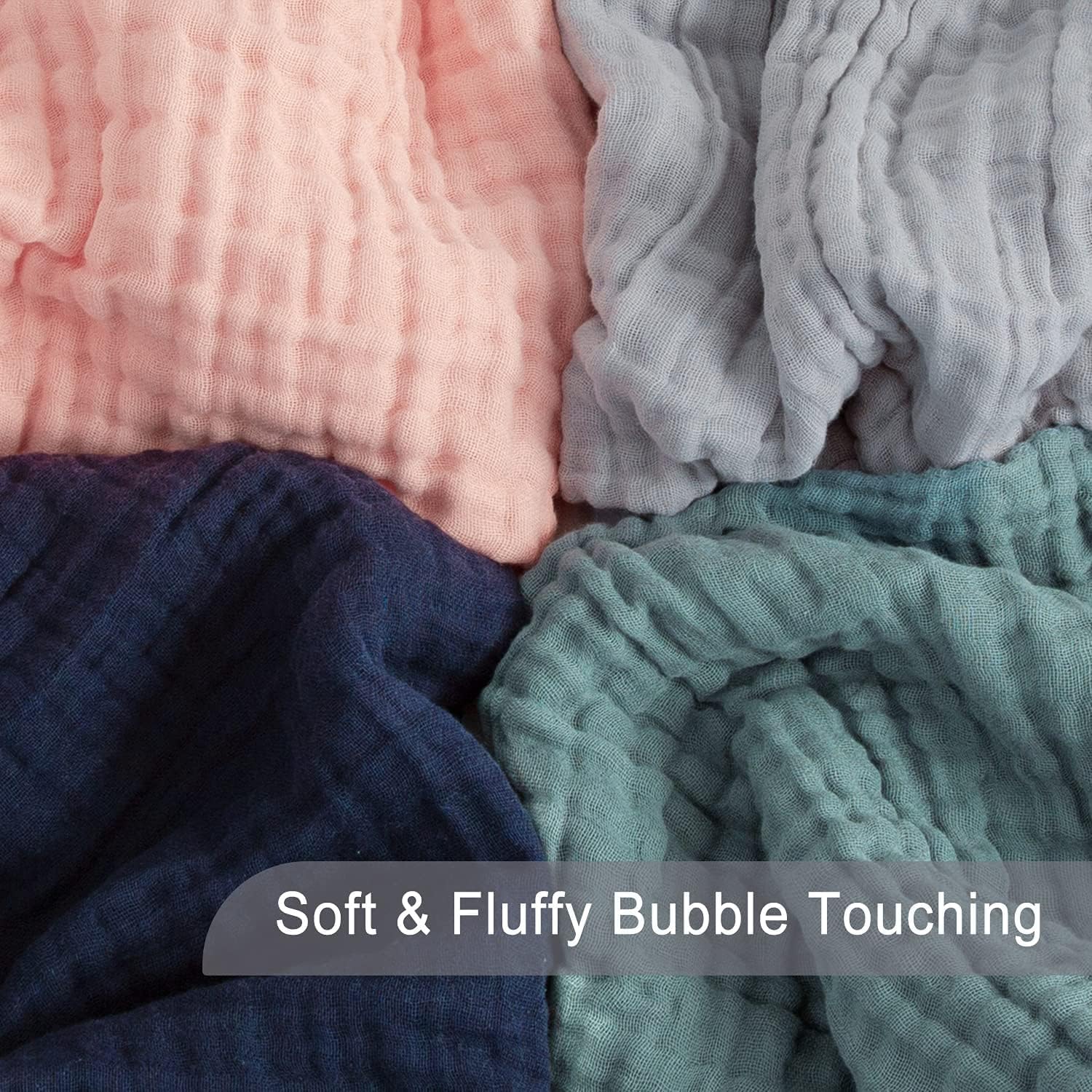 Thumbnail 5 de EMME Cotton Throw Blanket 100% Muslin: breathable, lightweight harmony for your couch