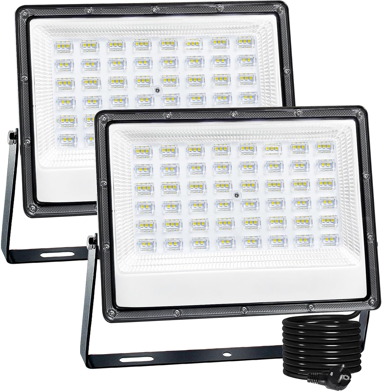 Detalle de CREATESTAR Faretto LED da esterno 100W (2 pezzi) 10.000 lm 6500K IP66