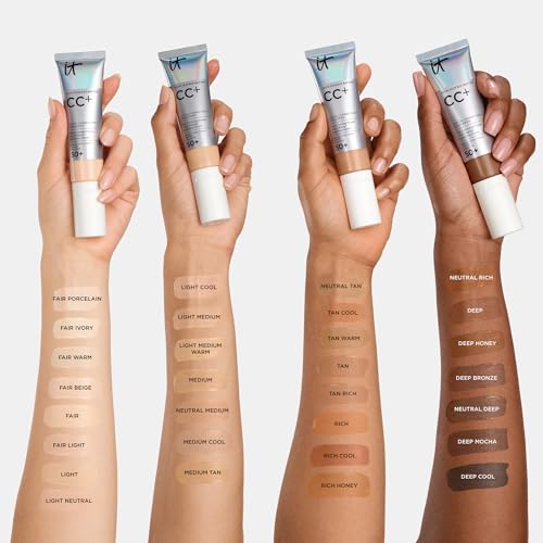 Detalle 2 de IT Cosmetics CC+ Cream with SPF 50+ (Medium, N) – 1.08 fl oz