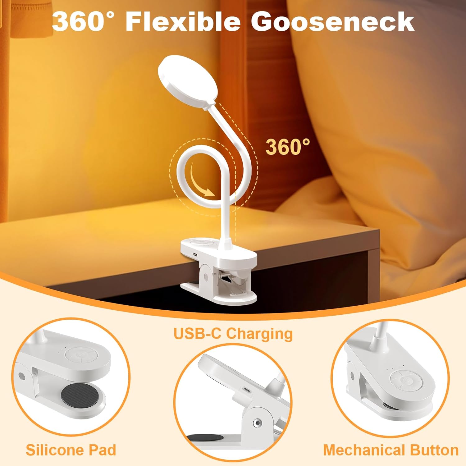 Thumbnail 2 de ZAPLIT 61 Leselampe Akku 2000mAh