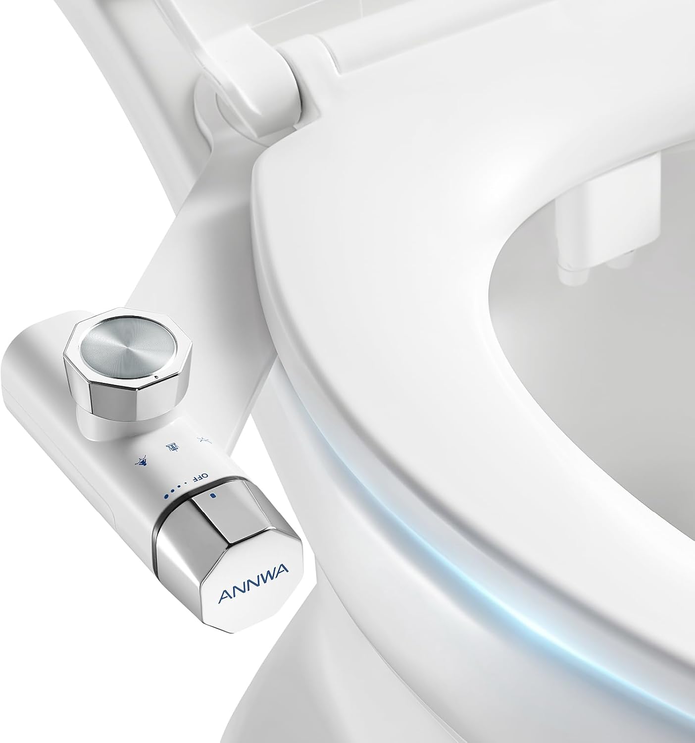 Detalle de ANNWA TT17N Non-Electric Bidet Attachment with Dual Nozzles and 3 Modes