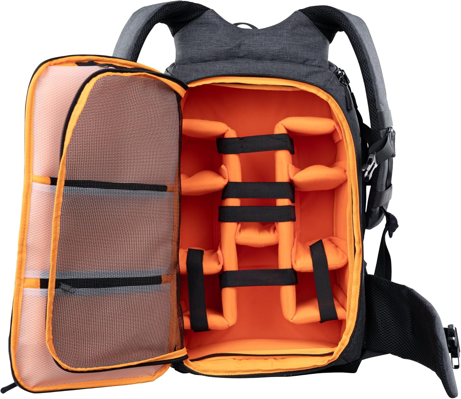 Thumbnail 3 de DÖRR Fotorucksack Prag Pro 20L & Prag Go 16L – wasserdicht mit 16-Zoll-Laptopfach, Stativhalterung & flexibler Fotoeinteilung