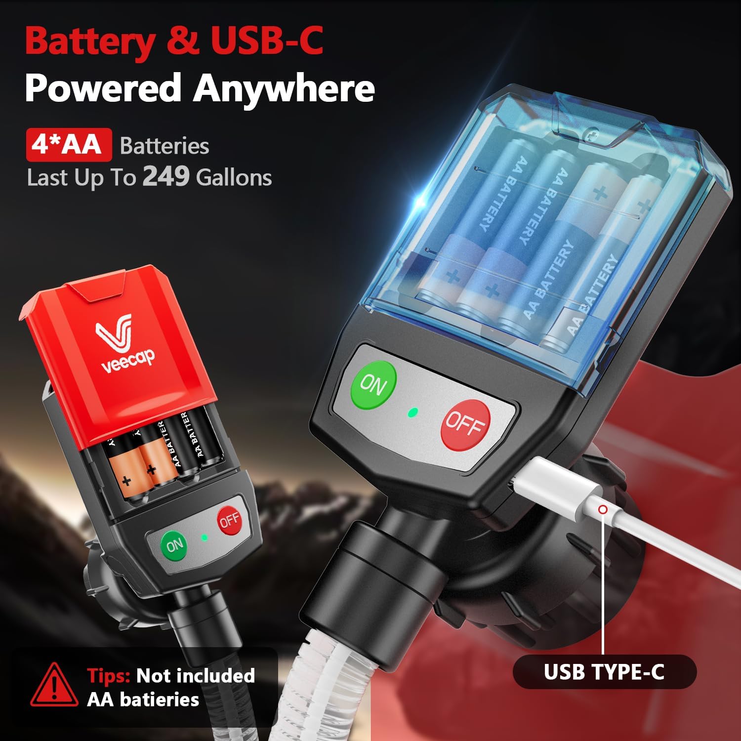 Thumbnail 4 de VEECAP Automatic Electric Fuel Transfer Pump with Auto-Stop 👷