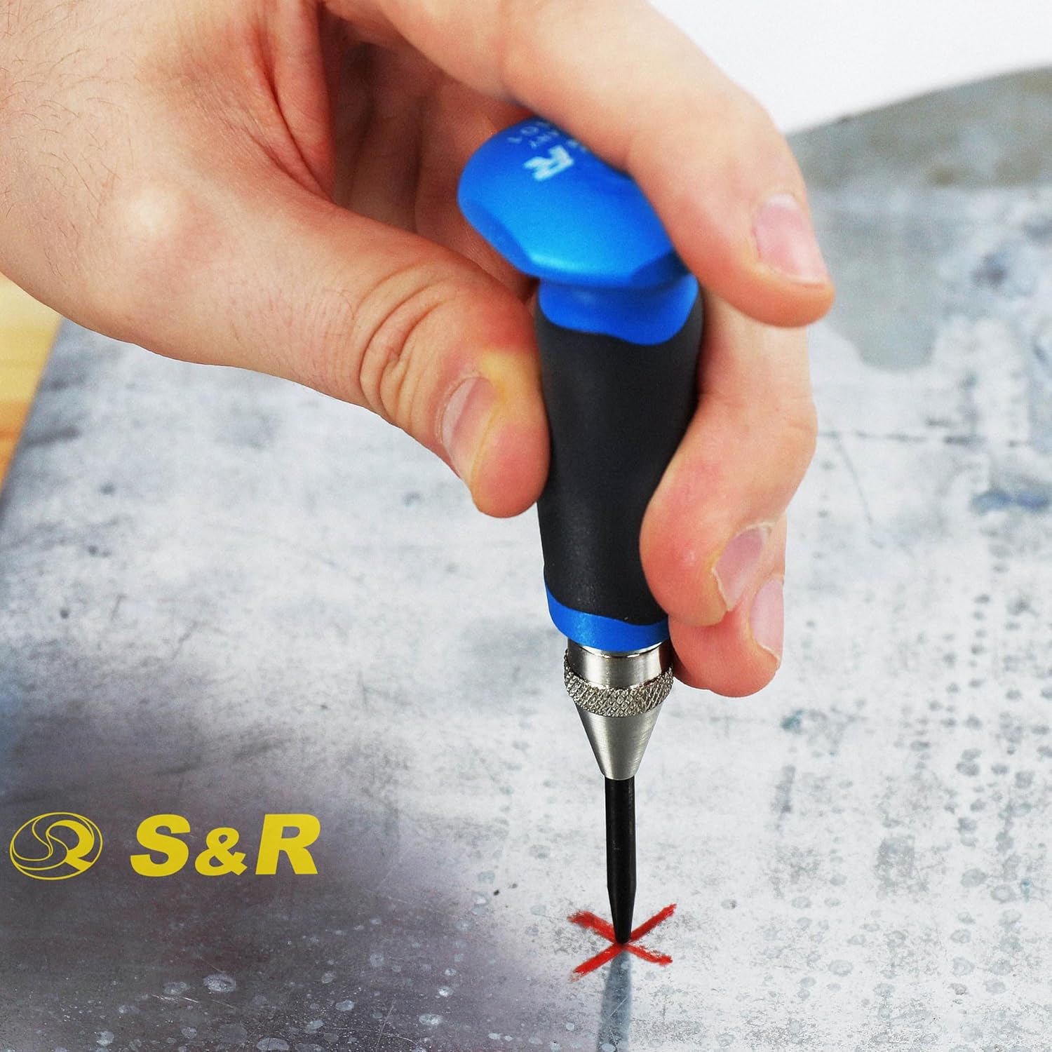 Thumbnail 6 de Bulino Automatico S&R Centrale Professionale Regolabile 60-130 N per Metallo, Legno e Materiali Duri – con Punta di Ricambio (Made in Germany)