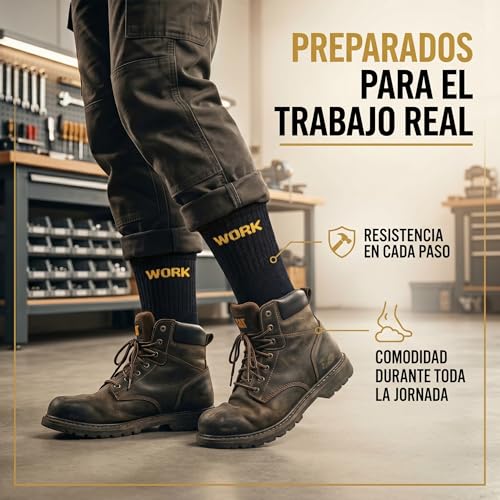 Thumbnail 3 de Calcetines de Trabajo Hombre Reforzados PS PROUTHS | Acolchados, Algodón y Refuerzos en Talón y Punta