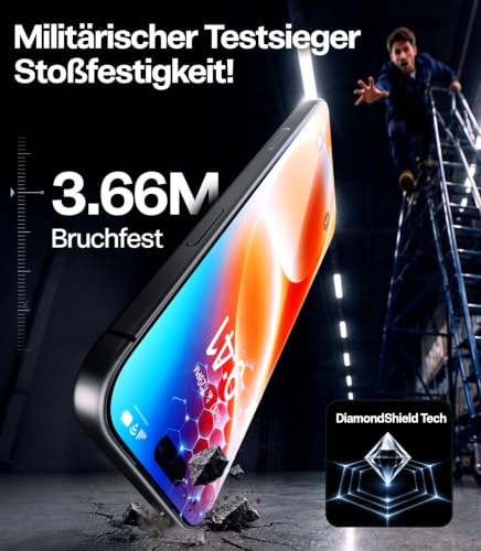 Thumbnail 3 de TORRAS Schutzglas für iPhone 18 Pro Max – Panzerglas 9H+ (2 Stück)