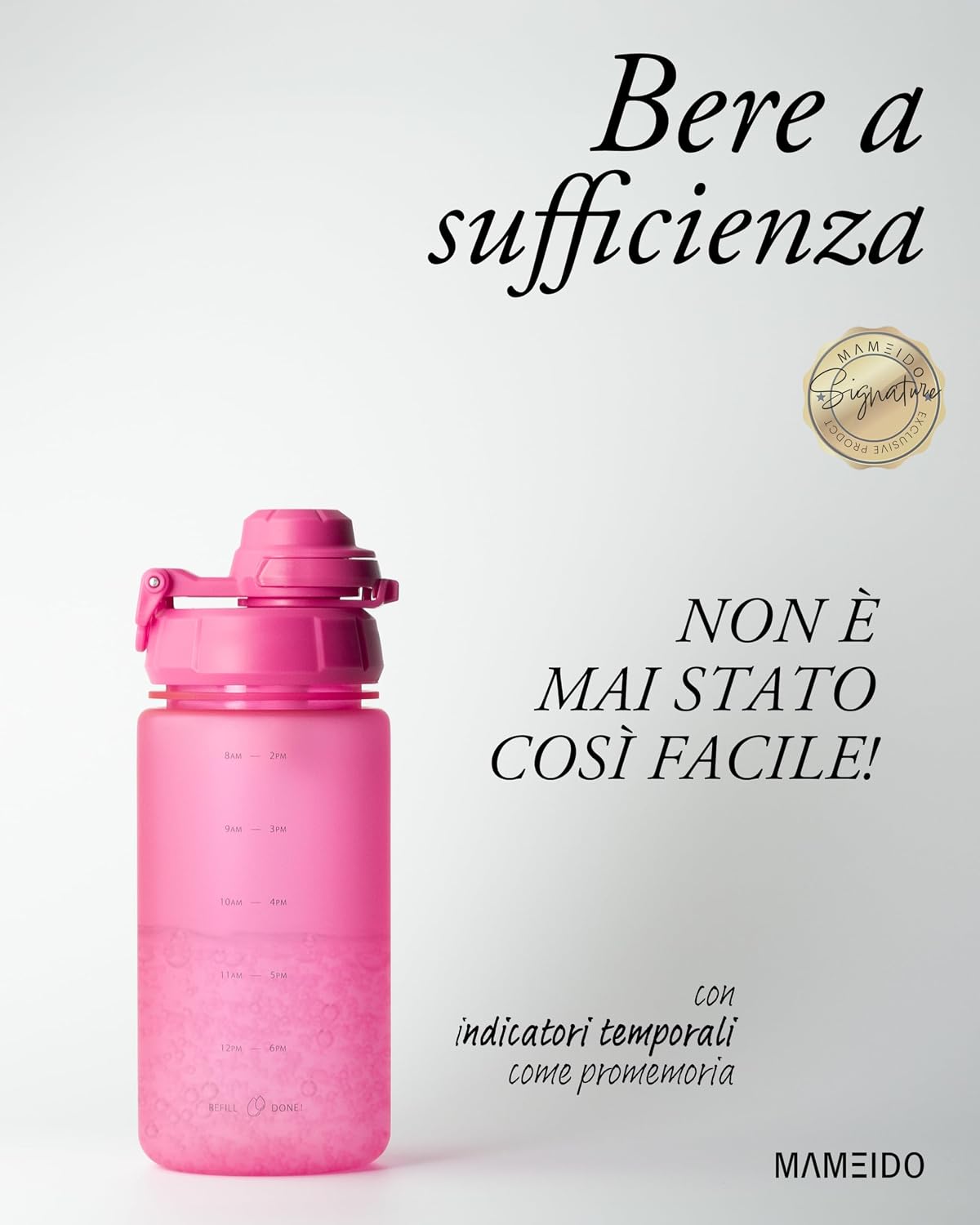 Detalle 2 de MAMEIDO Borraccia 500 ml con cannuccia