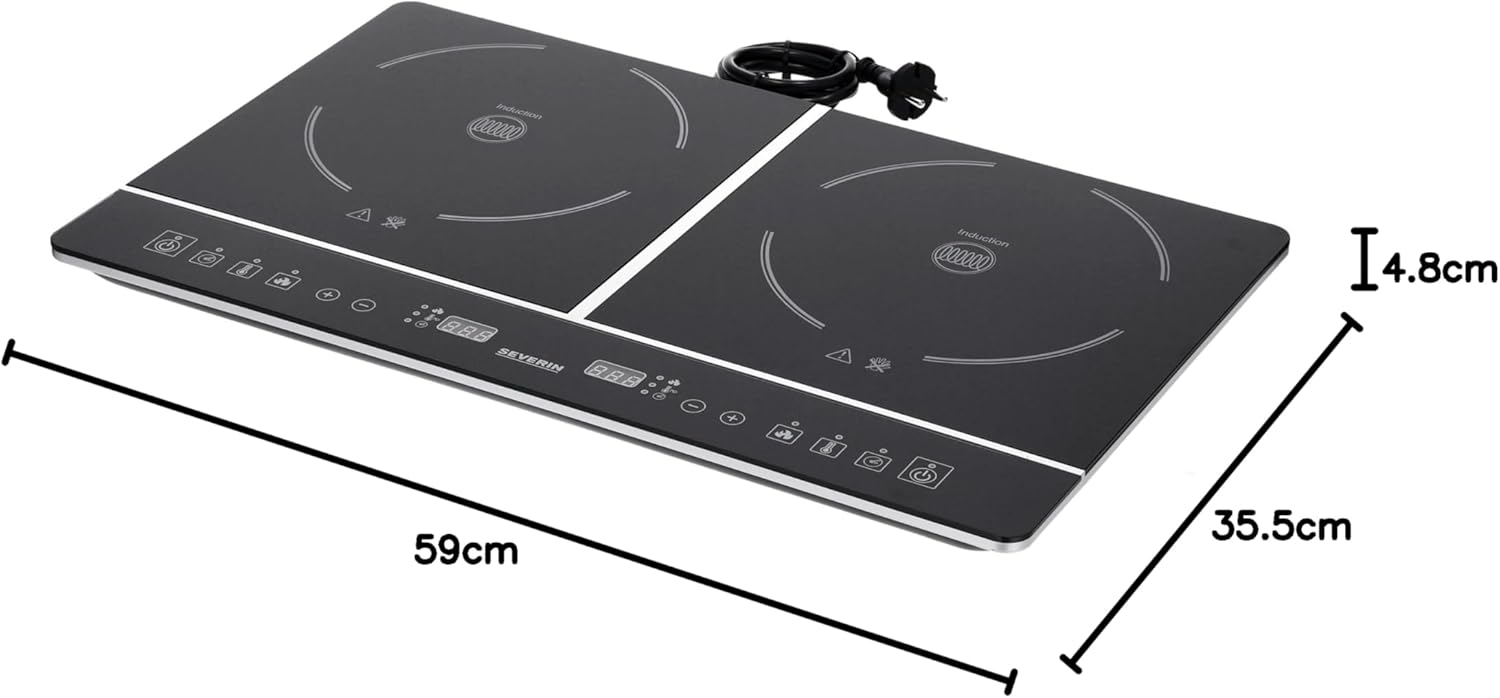 Thumbnail 5 de SEVERIN DK 1031 hornillo inducción doble 3.400 W