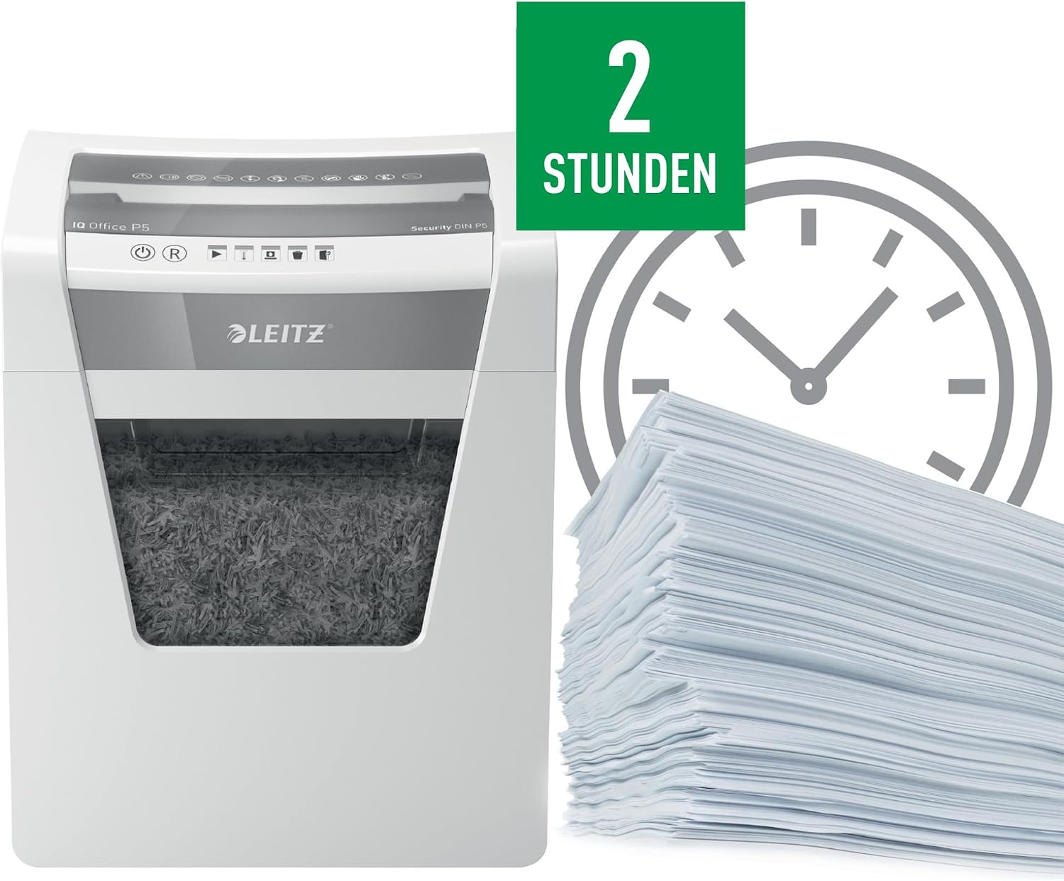 Detalle de Leitz IQ Aktenvernichter Office P5 23L