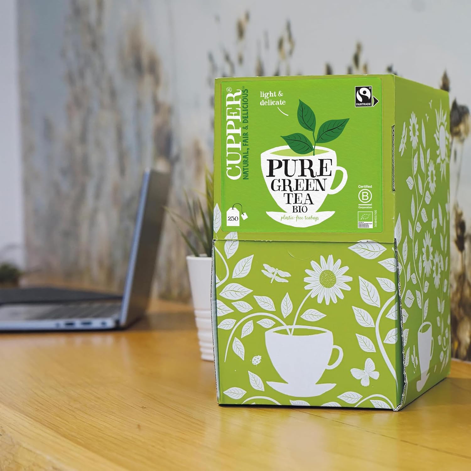 Thumbnail 5 de CUPPER Tè Verde Bio – 250 Bustine Biologico e Fairtrade, Filtri Biodegradabili