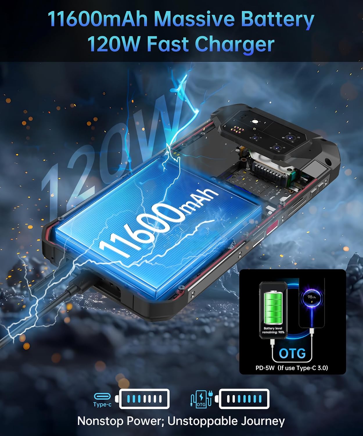 Thumbnail 4 de 8849 Tank 4 Pro Rugged Phone 1TB 5G