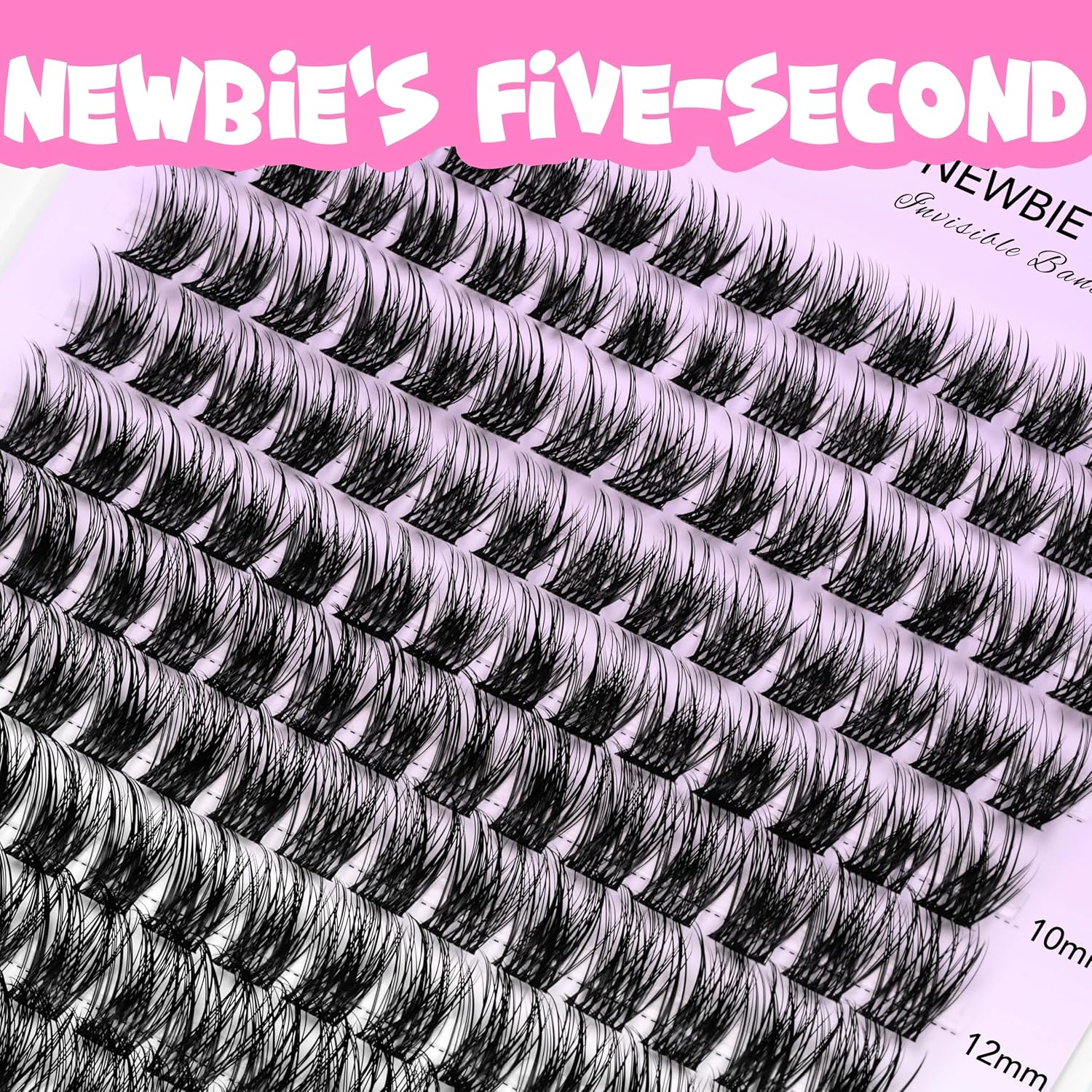 Thumbnail 2 de VEYESBEAUTY Dreamy Lash Cluster Trays (Thin & Invisible Band) DIY 8–16mm Mixed Length