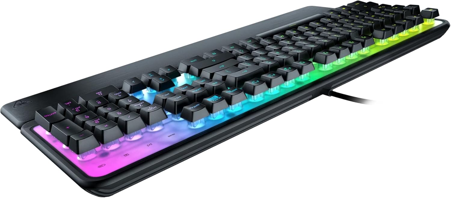 Detalle de Turtle Beach Magma: Membrane RGB Gaming Tastatur mit Advanced Anti-Ghosting und Easy-Shift