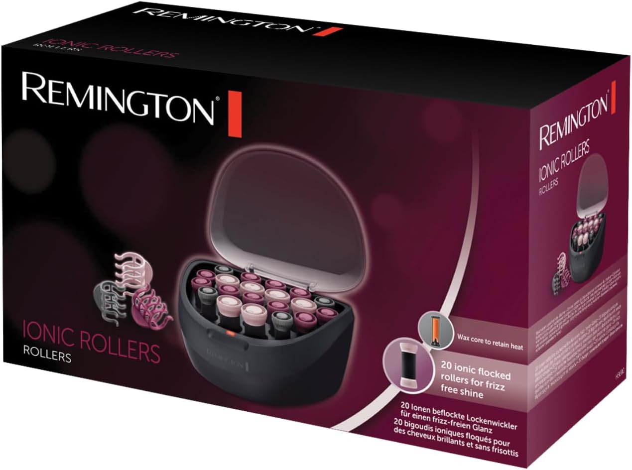 Detalle de Remington Velluto H5600: Bigodini Ionici (20 pezzi) - 4 piccoli 20 mm, 10 medi 23 mm, 6 grandi 27 mm