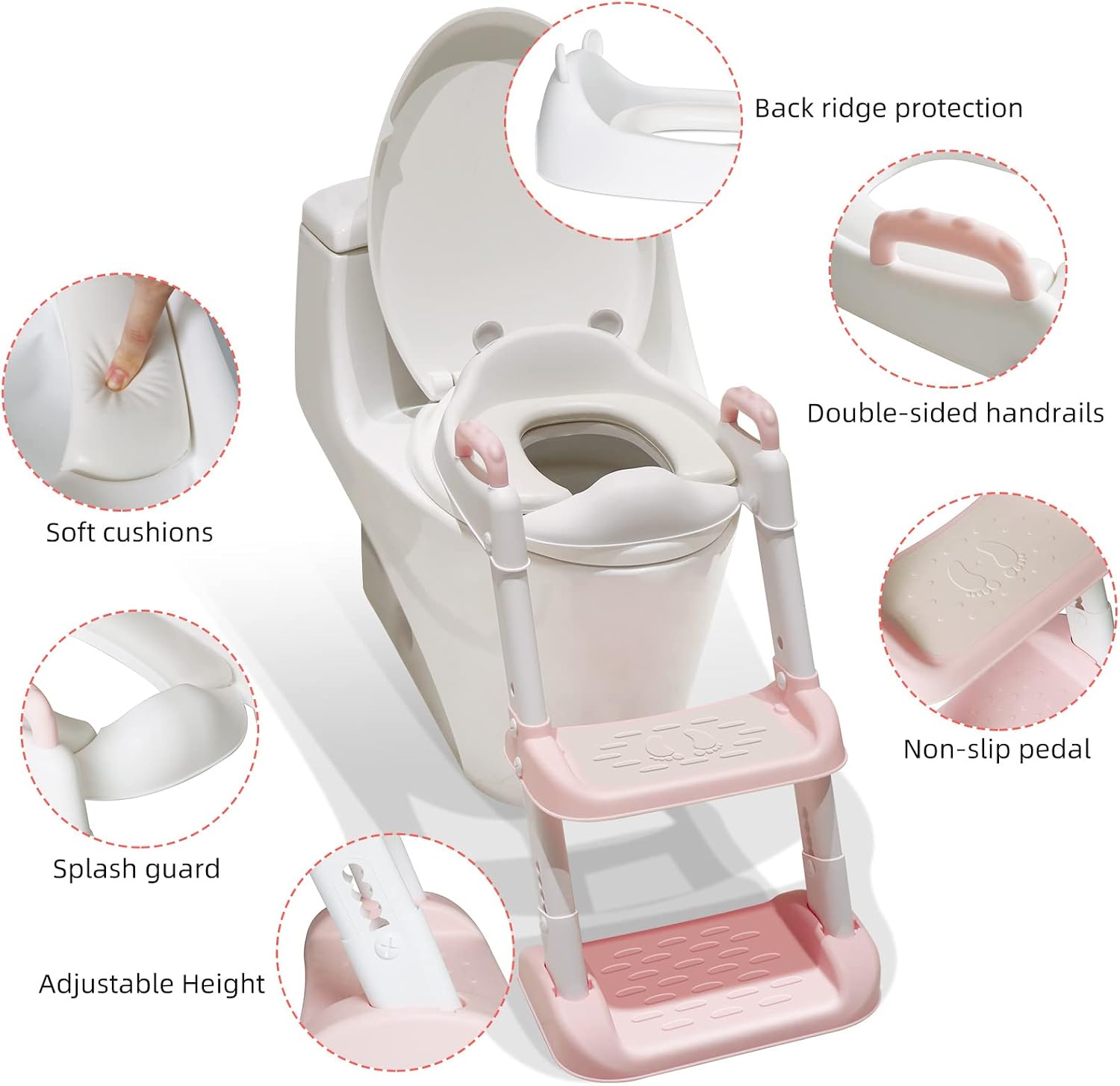 Thumbnail 1 de Potty Training Toilet Seat Toddler with Ladder 🚽