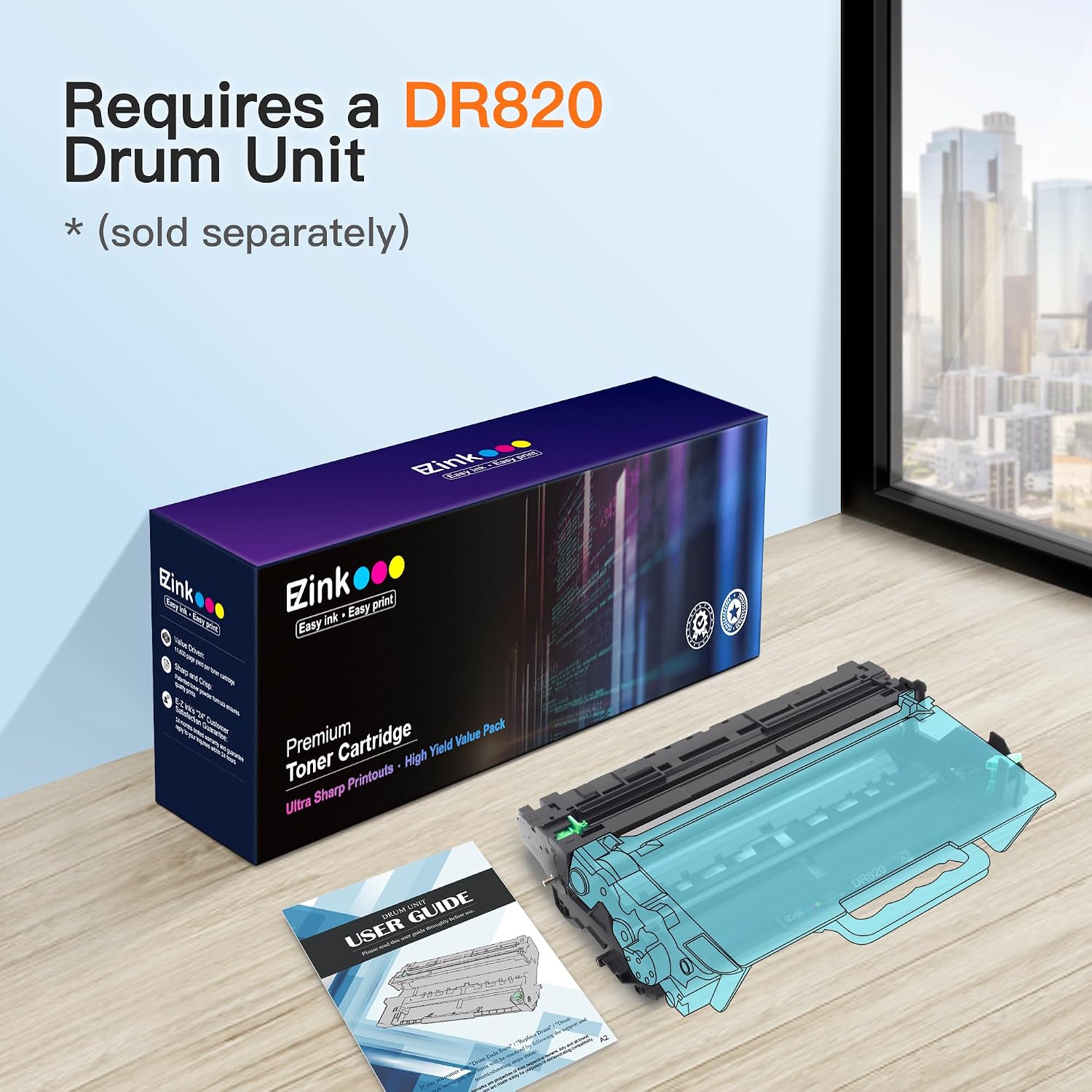 Thumbnail 6 de E-Z Ink DR820 Drum Unit 2-Pack, 30,000-Page Yield per Unit