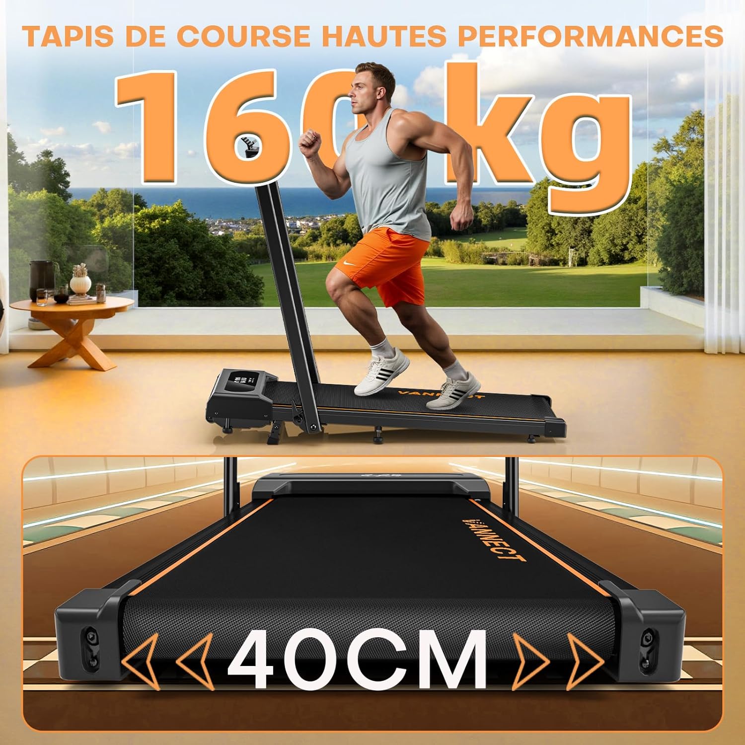 Thumbnail 6 de VANNECT Tapis de Course 6 en 1 160 kg