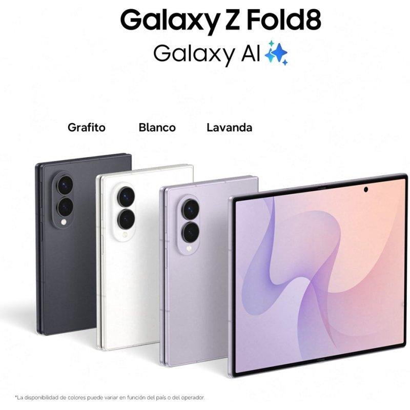 Thumbnail 3 de Samsung Galaxy Z Fold8 5G 12GB 512GB 7.6" Lavanda: productividad y entretenimiento en un plegable