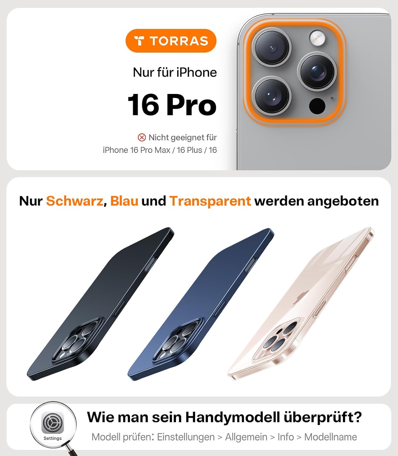 Thumbnail 2 de TORRAS iPhone 16 Pro Hülle 0,07 cm ultradünn