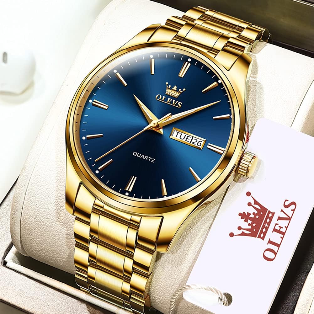 Detalle de OLEVS Men's Quartz Watch 39 mm