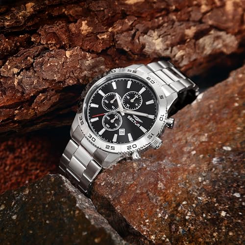 Detalle de Sector No Limits Orologio Uomo 45 mm Collezione 270 – Cronografo Analogico Sunray