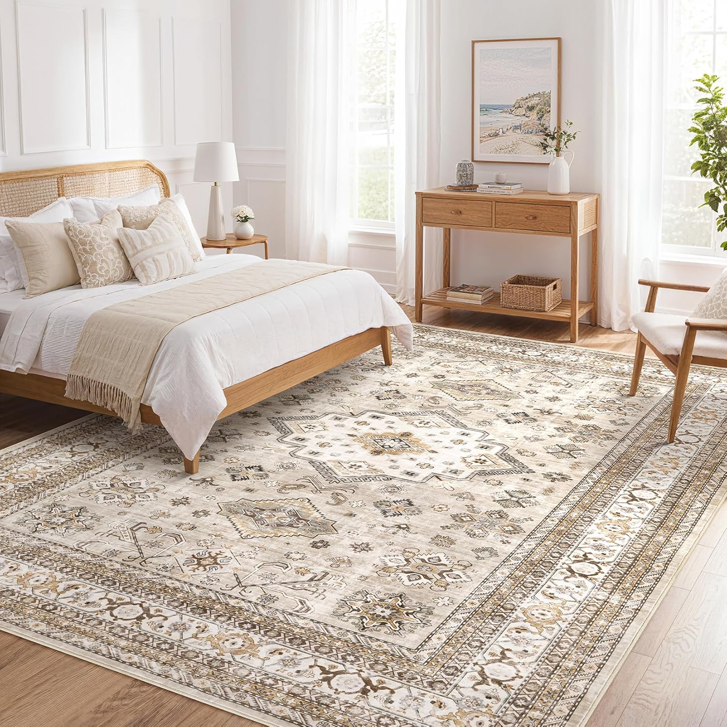 Thumbnail 6 de Vintage Living Room Area Rug 8x10