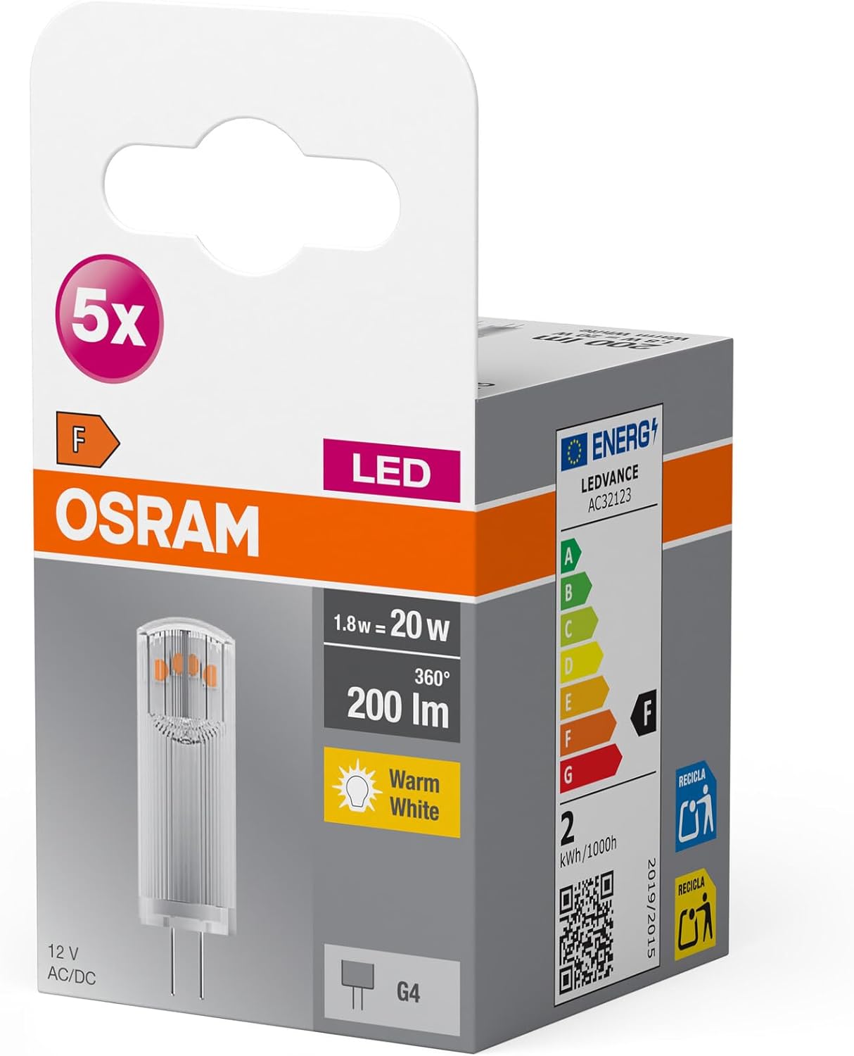 Thumbnail 5 de OSRAM Star PIN LED-Lampe G4 2700K 200 lm
