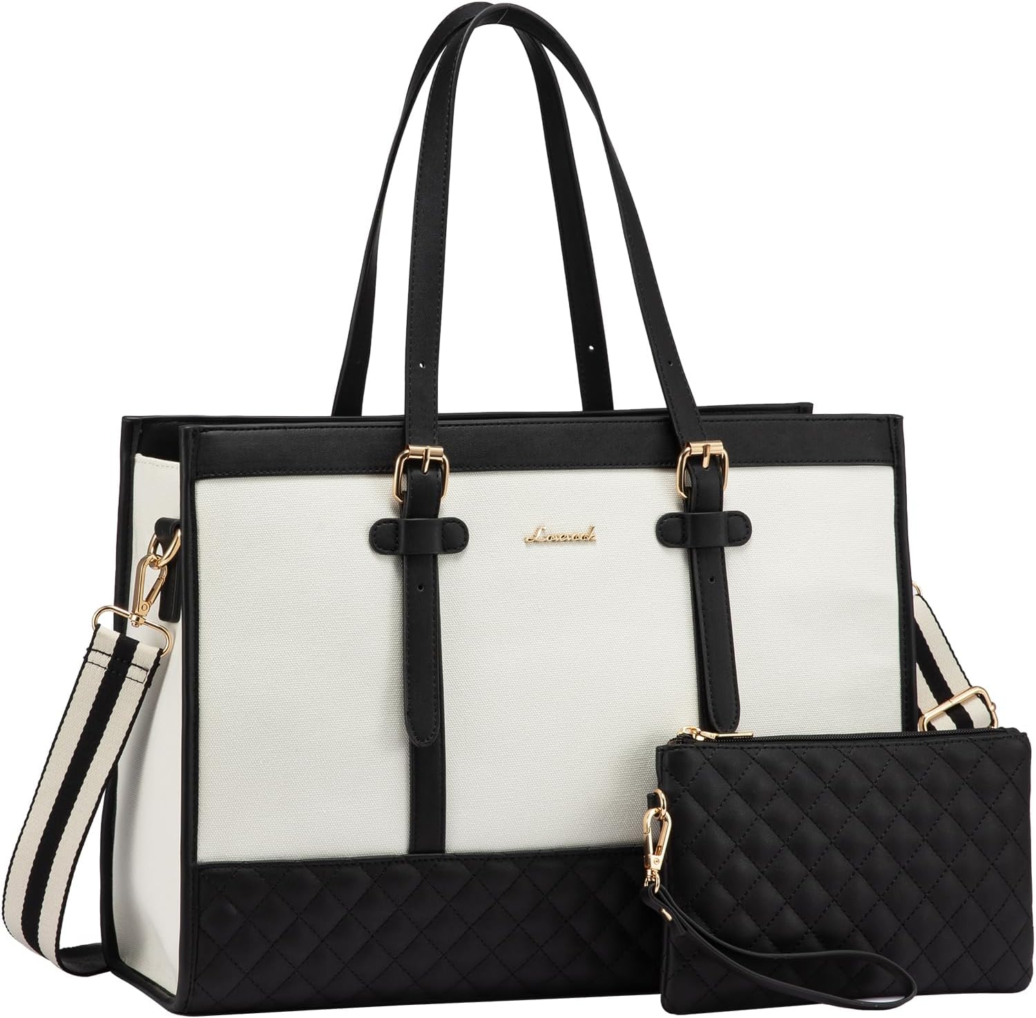 LOVEVOOK Laptop Bag for Women 15.6 Inch: Elegant, Practical Tote for Work and Study